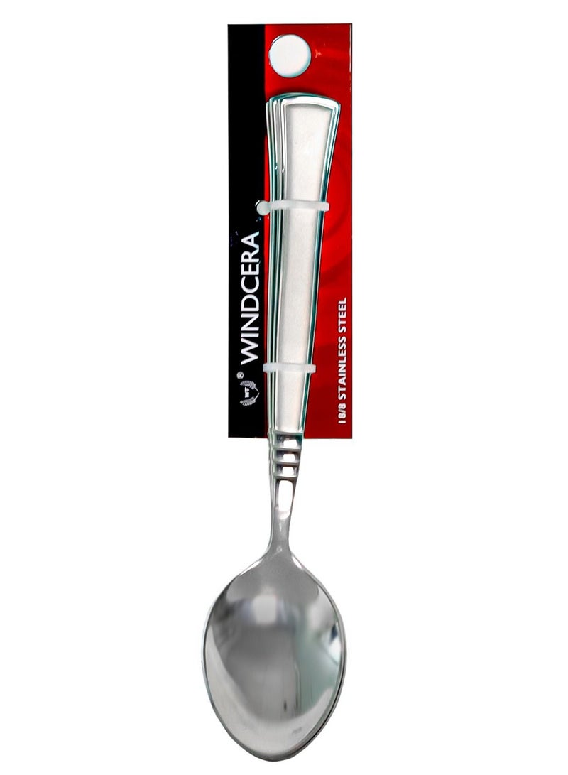 WINDCERA مجموعة ملاعق حلوى 3 قطع من الفولاذ المقاوم للصدأ للاستخدام المتعدد - Image 1