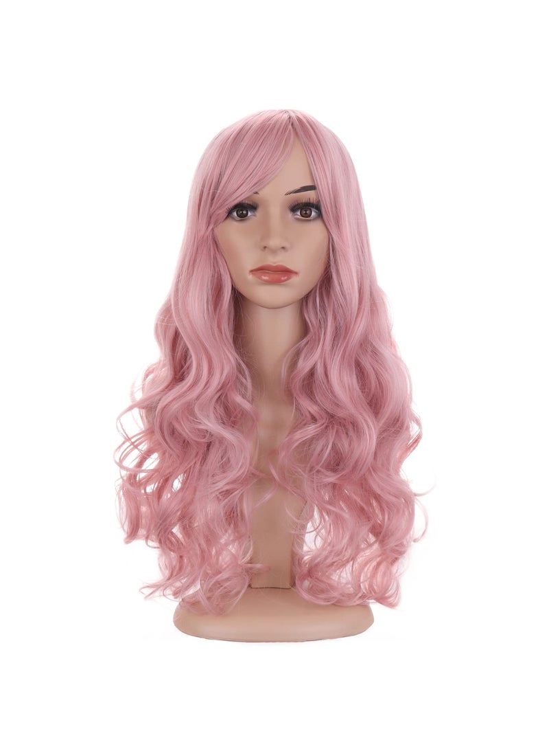BERON - BERON 24" Blonde Wig (Lovely Pink, 24inch) - Image 1