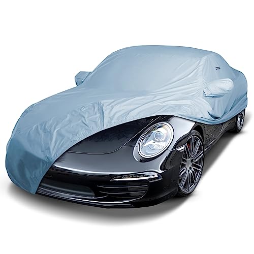 iCarCover Custom Car Cover for 1999-2024 Porsche 911, Waterproof All-Weather Rain Snow UV Sun Protector Full Exterior Indoor Outdoor Car Cover with Strap - Image 1