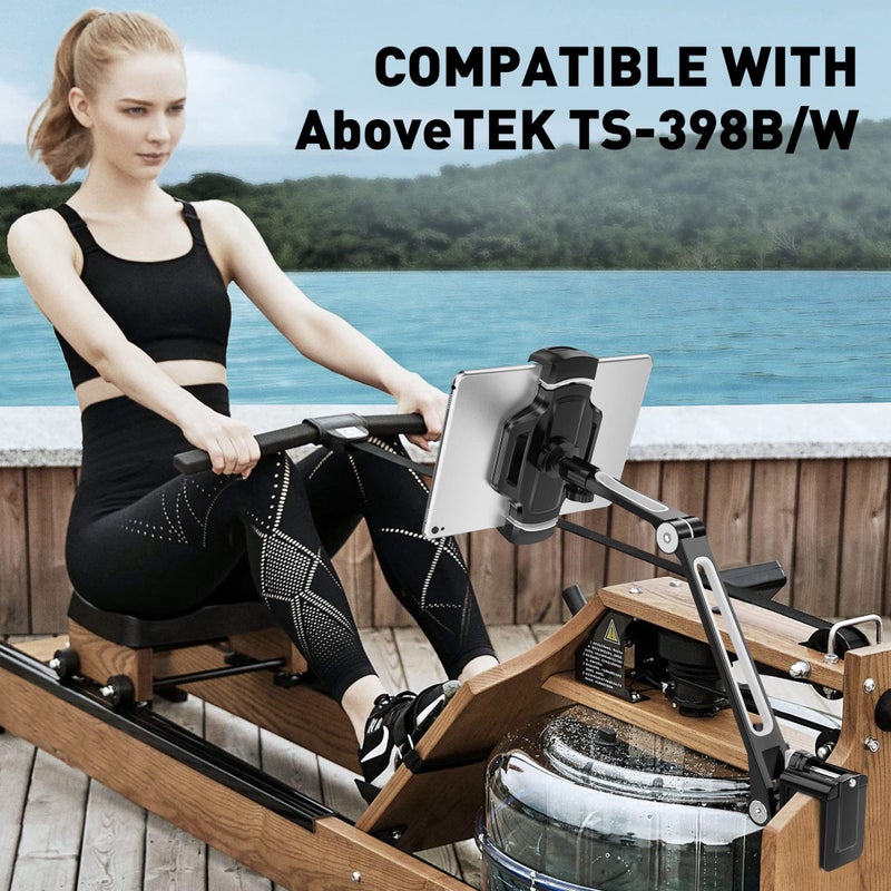 AboveTEK Bracket Tablet Holder for 5.5-13.5" Tablet & Phone (Holder Only), to Be Paired with Compatible Tablet Stand as Swivel Folding Clamp Mount for Kitchen Office Desk POS Kiosk Reception - Image 4