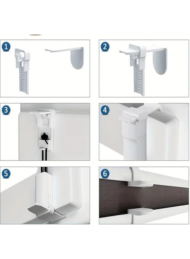 White Honeycomb Cellular Shade 25 591 Inch Wide 39 4 Inch High Adhesive No Drill Window Treatment - Image 5