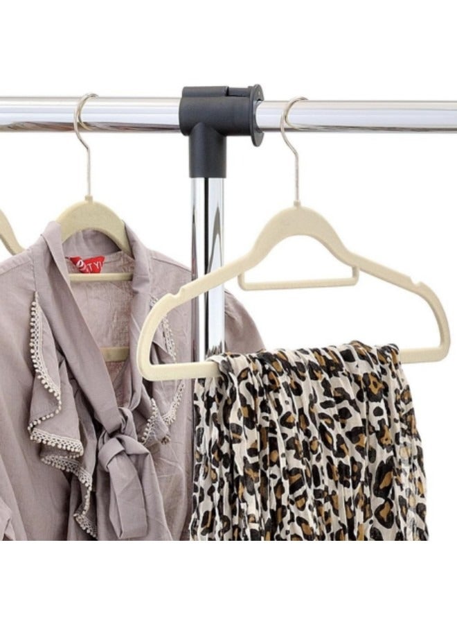 GGEROU Kids Clothes Hangers,Kids Plastic Hangers Closet,Toddlers Kids Clothes Hangers Velvet Kids Toddlers Coat Hangers with Ultra Thin & Durable Plastic Non-Slip Design 40 Pack(White) - Image 5