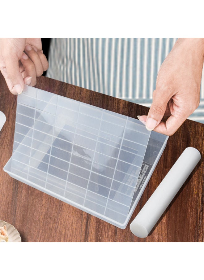 Generic - Snowflake Crisp Nougat Plastic Mold Special Living Bottom Cooling Setting Plate Homemade Baking Diy Set Of Household Tools-Specifications:Snowflake Mold Set-Color:Pp Material ( 0615835 / 0615836 / 061248 / 061246 ） - Image 1