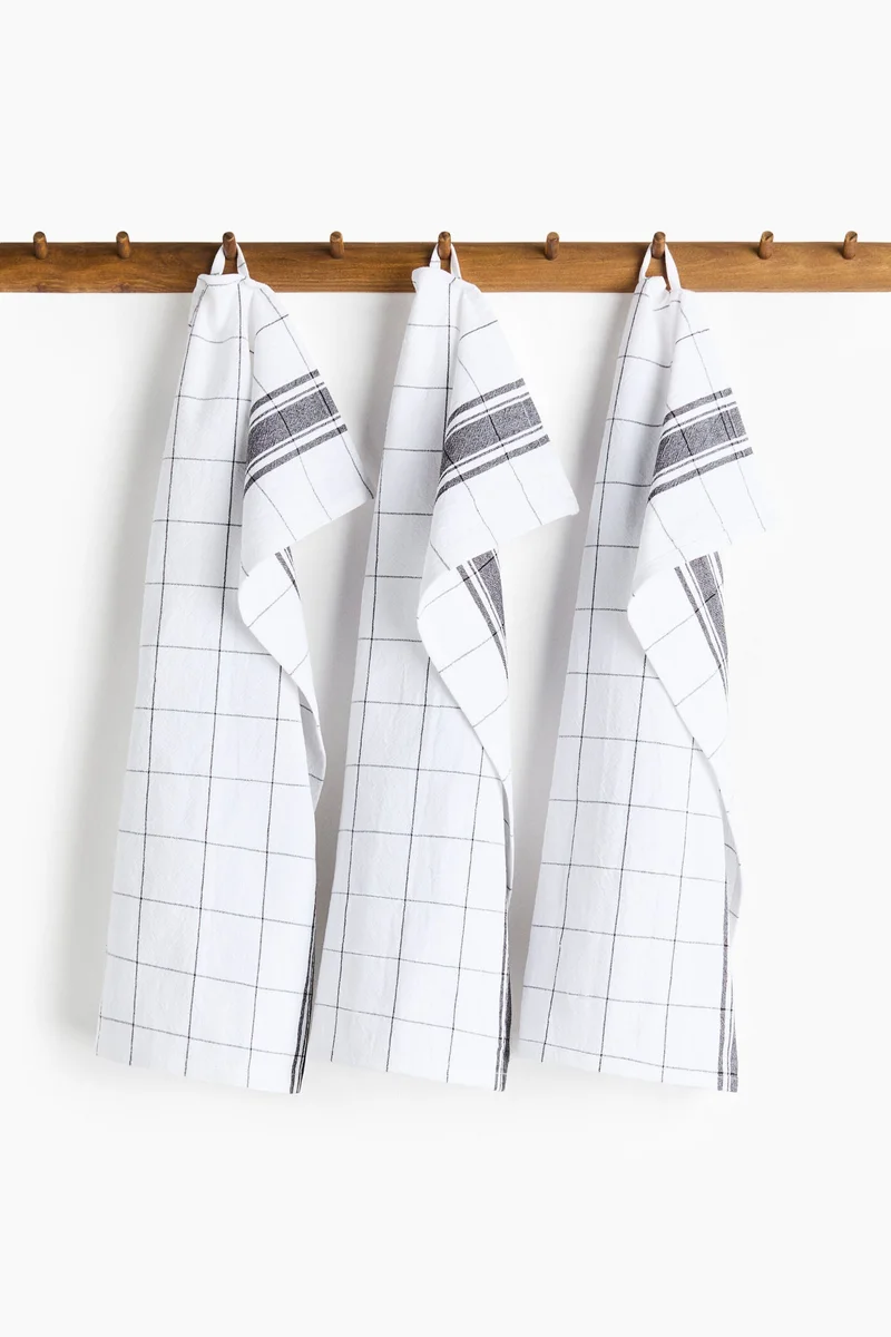 H&M 3-pack cotton tea towels