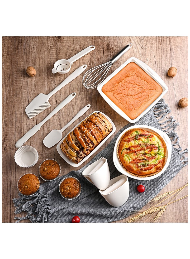 دوغي طقم أدوات صينية الخبز سيليكون 22 قطع للمنزل - Image 2