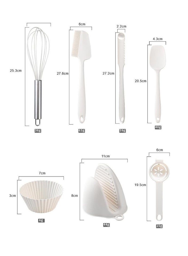 دوغي طقم أدوات صينية الخبز سيليكون 22 قطع للمنزل - Image 4