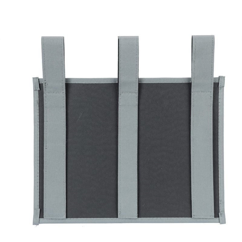Falaku Hanging Bedside Caddy Bedside Organizer Caddy For Bed Rails(4 Pockets-Grey) - Image 5