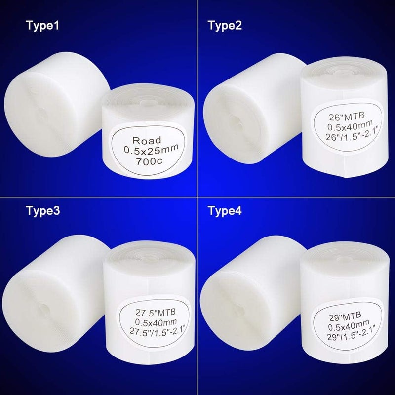 klarako Bike Tire Liner,2PCS/Set Mountain Bike Tire Liner, Bicycle Tire Protector Tire Tyre Liner Inner Tube Protection Pad Puncture Proof Belt 700c/26/27.5"/29" - Image 2