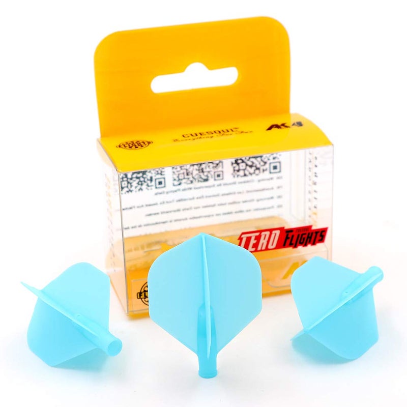 CUESOUL TERO AK4 Transparent Dart Flights Diamond Shape,Set of 3 pcs(CS-AK4+7ZS) - Image 1