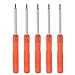 uxcell uxcell 5pcs Mini Slotted Screwdriver, 1.5mm Flat Head for Watch Eyeglasses Electronics Repair (Red)  - Image 2