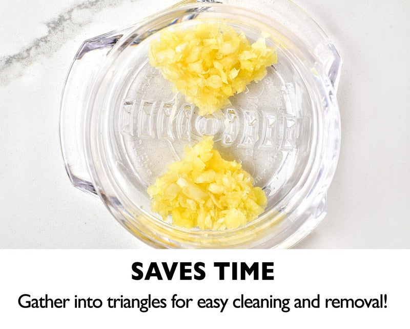 Nextrend Garlic Twister 4th Gen - Garlic Mincer & Garlic Press in One - for Ginger, Herbs, Nuts & more, BPA-Free, Dishwasher Safe, 3-5 Clove Capacity - Clear - Image 4