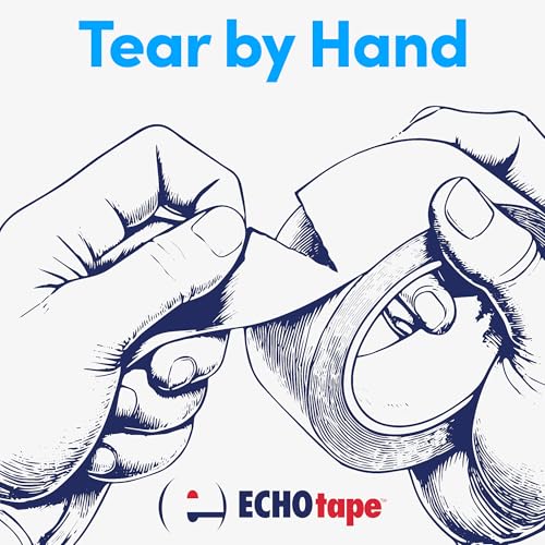 ECHOtape PE-M4535 | All Weather Construction Seam Tape | Indoor-Outdoor Construction Tape | UV Resistant | House Wrap Seaming Tape | Vapor Barrier Tape | Silver | 1.89 in x 54.6 yds - Image 4