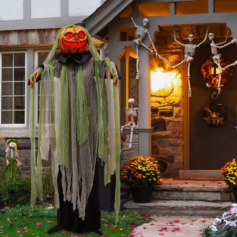 ORIENTAL CHERRY Halloween Decorations Outdoor - 6 Ft. Large Animated Root of Evil Prop with Spooky Sound - Sound & Touch Activated Sensor - Animatronic Scary Props Decor for Home Party Indoor Outside Yard Decoration - Image 2
