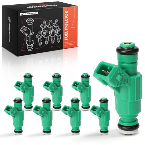A-Premium APremium Fuel Injectors Compatible with Land Rover Range Rover 19992002 Discovery 19992004 V8 40L 46L Gas Set of 8 Replace 0280155787 - Image 1
