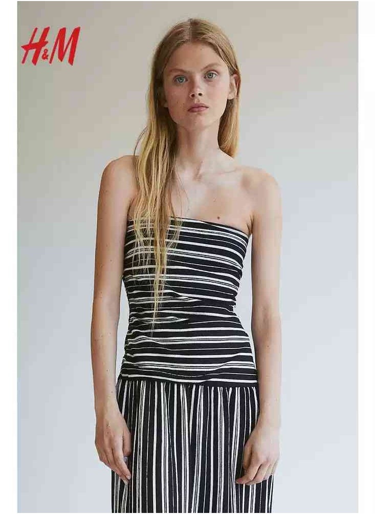 H and M - HM Women's New Loose Lightweight Comfortable And Fashionable Dress - Image 1