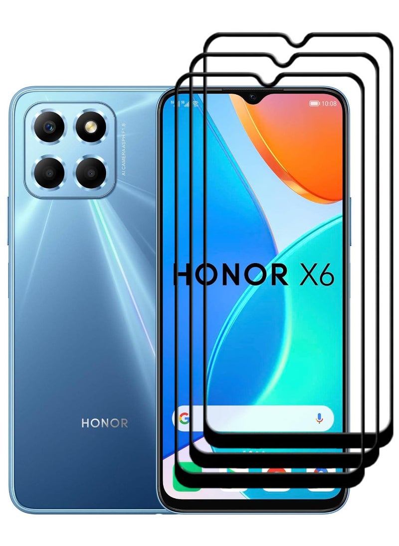 ACLIX 3 Pieces Antistatic ESD Dustproof Premium Quality High Definition Tempered Glass Screen Protector Designed For Honor X6 - Image 1