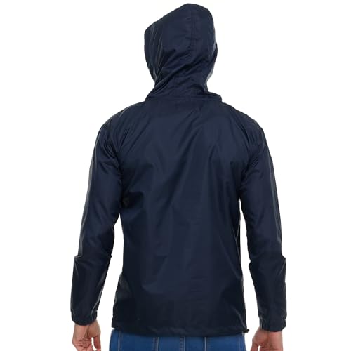 Billabong Big and Tall Rain Jacket - Hoodie Anorak Windbreaker Jacket for Men, Waterproof Water Resistant Raincoat - Image 4