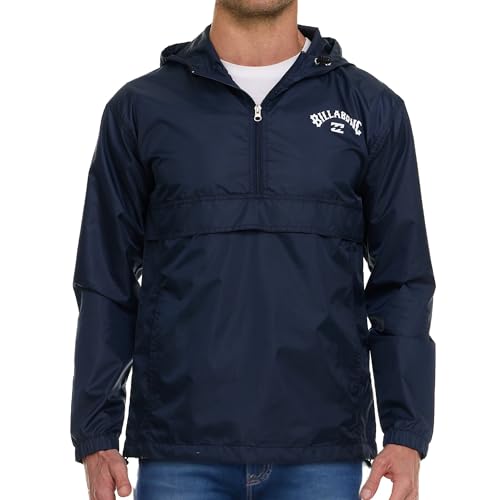Billabong Big and Tall Rain Jacket - Hoodie Anorak Windbreaker Jacket for Men, Waterproof Water Resistant Raincoat - Image 1