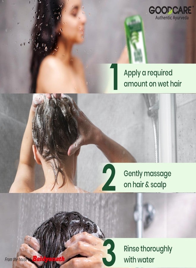 GOOD CARE Goodcare Aloe Vera Shampoo For Women and Men|Goodness Of Aloe Vera & Shikakai| For Smooth & Soft Hair| Sulphate and Paraben Free Nourishment 200ml| Suitable For All Hair Type - Image 5