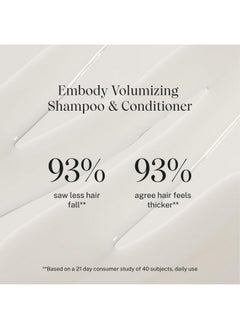 JVN JVN Embody Volumizing Conditioner, Clean, Volume-Boosting Conditioner for All Hair Types, Adds Fullness and Restores Shine, Sulfate-Free, 10 Fluid Ounces  - Image 2