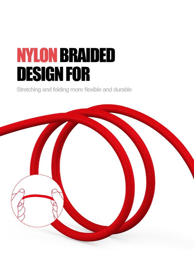 لدنيو كابل شحن سريع 3 في 1، 3.4 أمبير، LC93، 1.2 متر، USB إلى Type-C، موصلات Lightning وMicro، تصميم متين من مادة PVC للشحن السريع ونقل البيانات، مضاد للانحناء والتشابك، كابل شاحن متعدد الأجهزة - أسود - Image 5