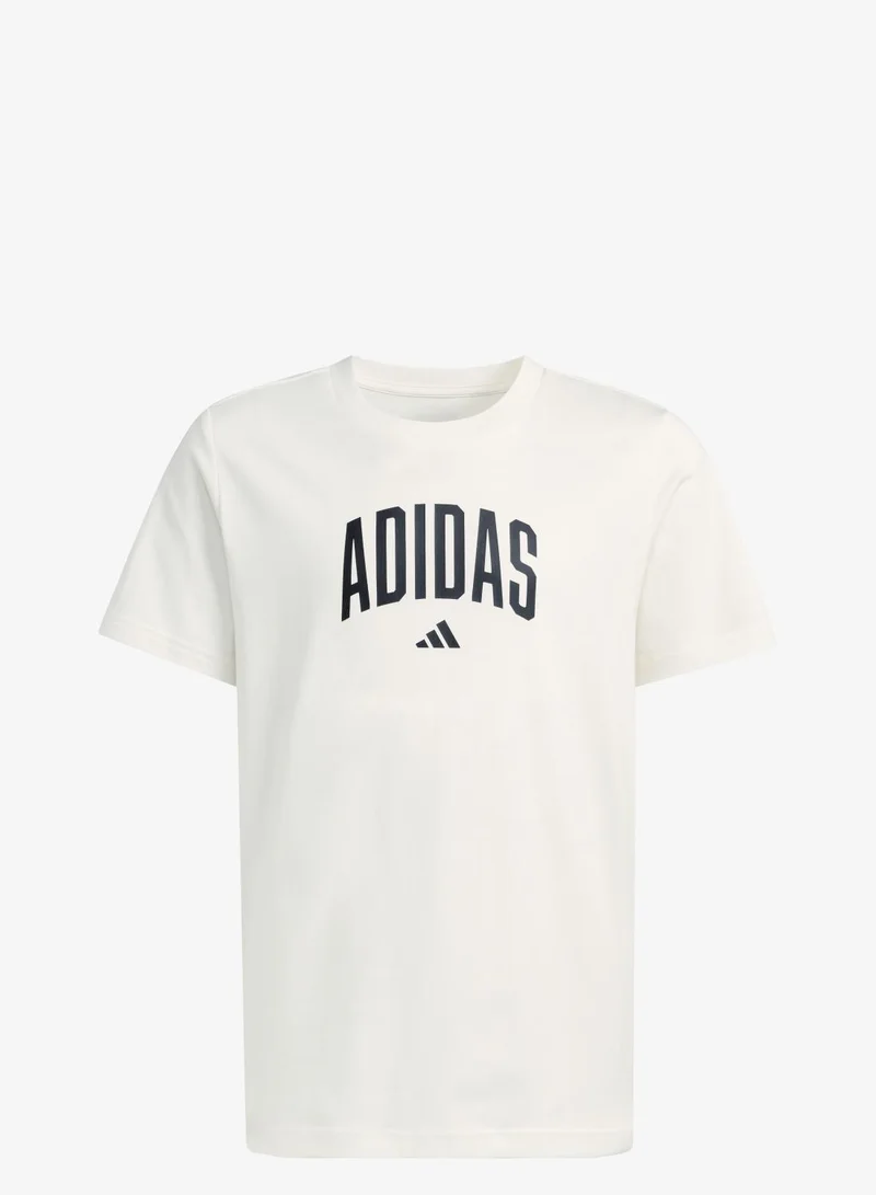 اديداس تيشيرت جامعي جرافيك للأطفال
