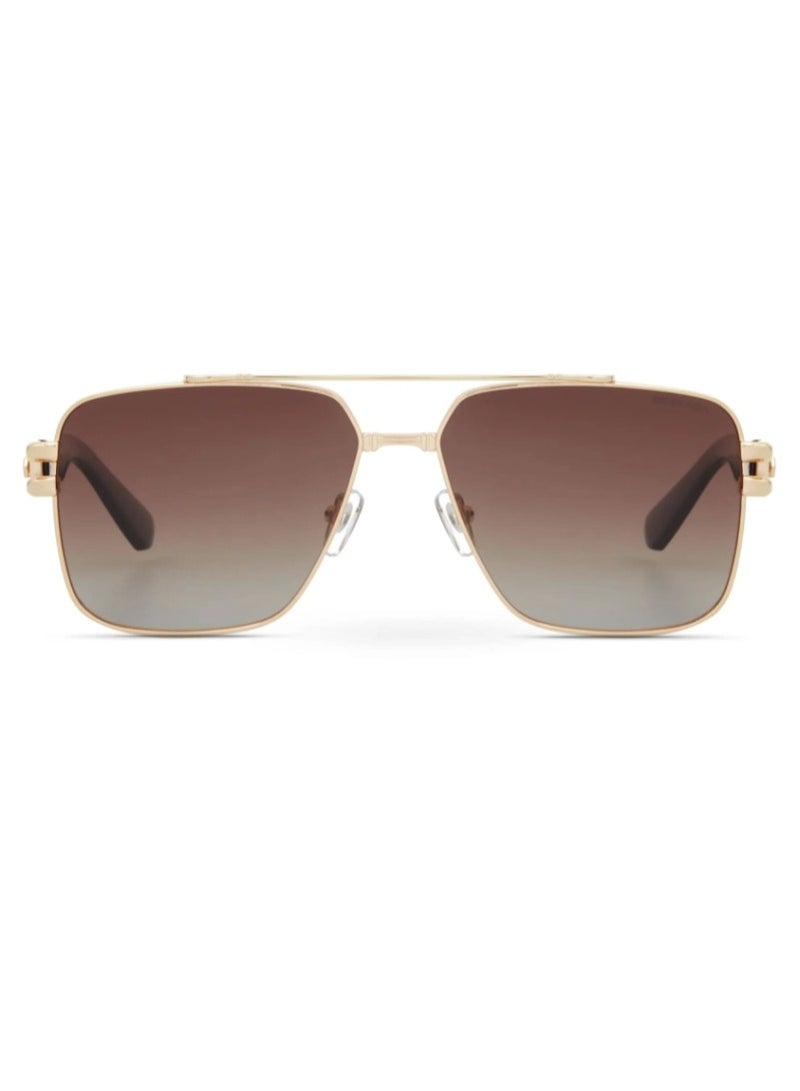 Despada Men's Full Rim Polarized Pilot Sunglasses DS 2368 C3 - Image 2