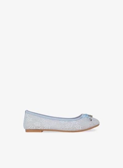 Flora Bella By Shoexpress Girls Bow Accent Ballerina Shoes