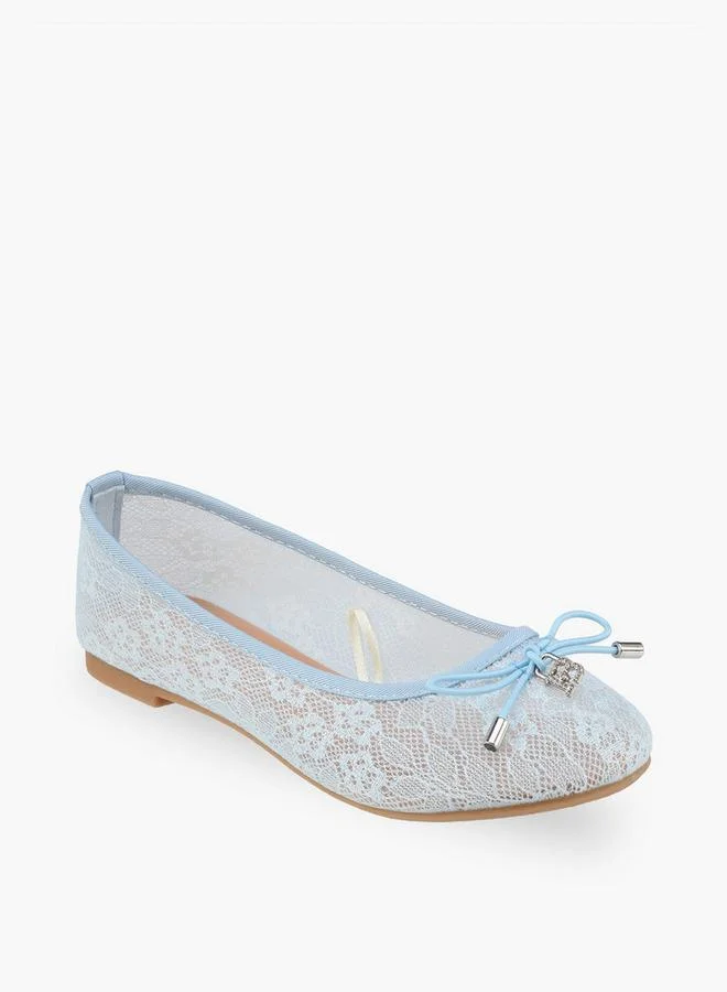 Flora Bella By Shoexpress Flora Bella Girls Bow Accent Ballerina Shoes