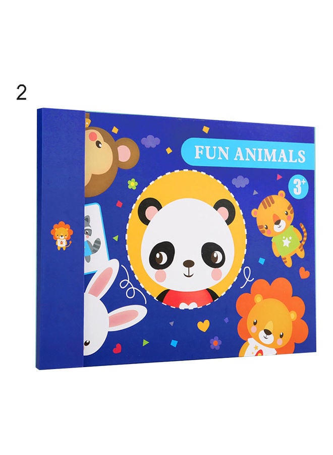 لوح أحجيات قطع تركيب خشبي - Image 1