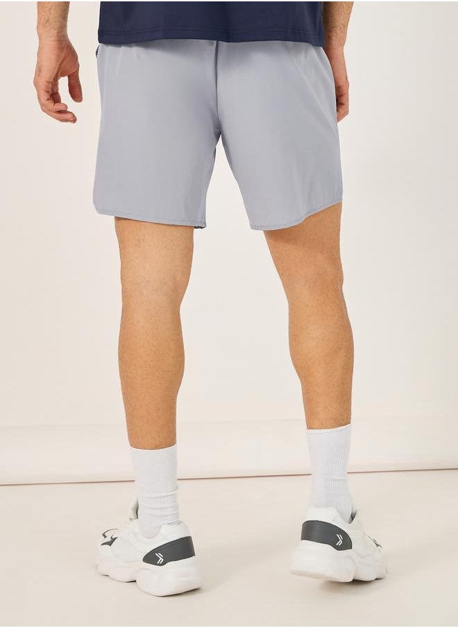 Styli Regular Fit Training Shorts with Patch Detail  - Image 4