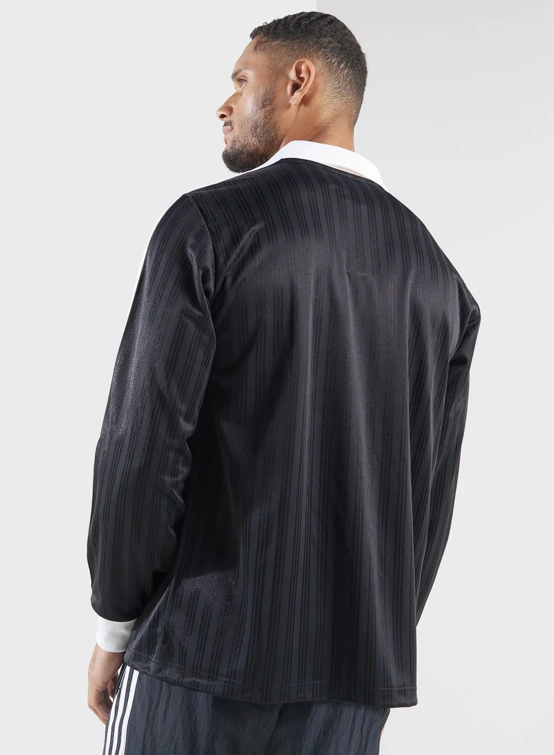 Adidas adidas pique LS Black Originals Men T-SHIRTS