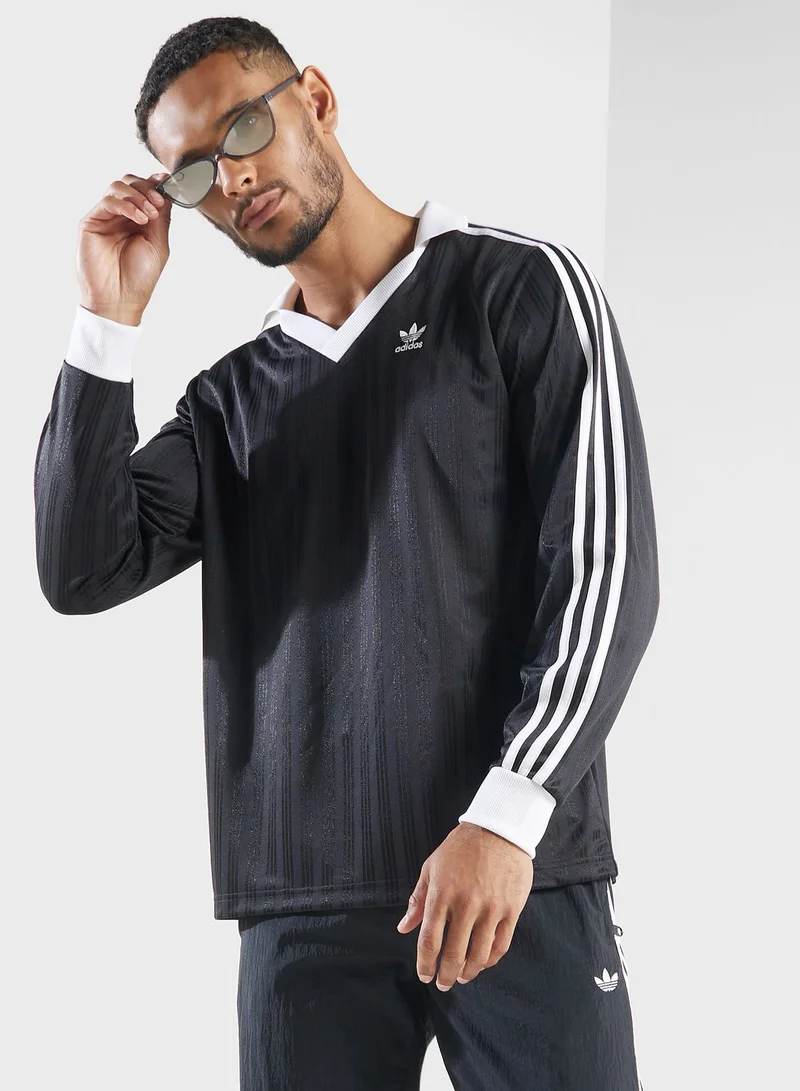 Adidas adidas pique LS Black Originals Men T-SHIRTS