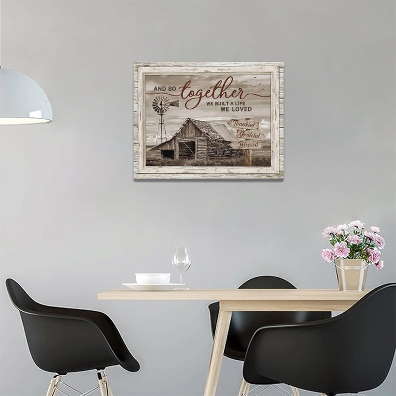 remzoke Rustic Farmhouse Barn Wall Art - Image 2