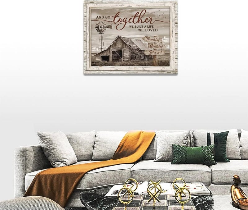 remzoke Rustic Farmhouse Barn Wall Art - Image 3