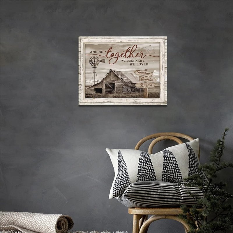 remzoke Rustic Farmhouse Barn Wall Art - Image 4