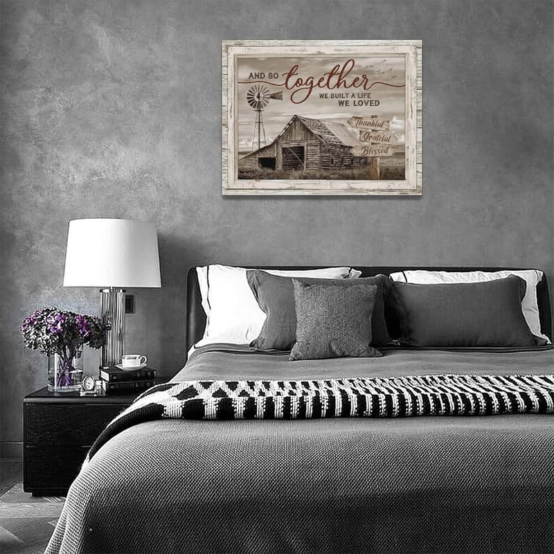 remzoke Rustic Farmhouse Barn Wall Art - Image 5