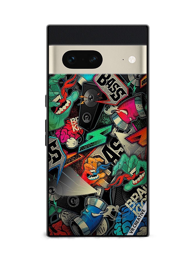 VR CREATIVE Protective Case Cover For Google Pixel 7 Design Multicolour - Image 1