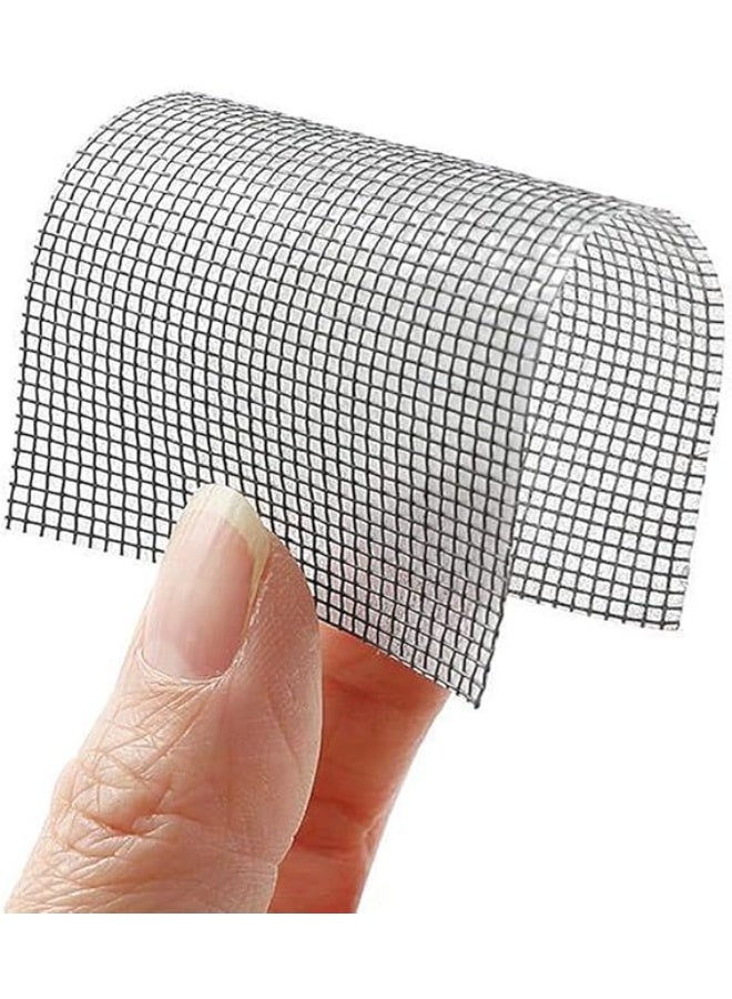 شريط إصلاح الشاشة، 2 لفافة شريط لاصق لشاشة الحشرات للنوافذ والأبواب، شريط إصلاح الشاشة، مع ختم لاصق قوي مقاوم للماء - Image 5