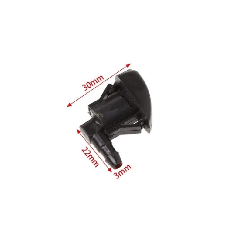 Pinzu Pack of 2 Front Windshield Wiper Spray Water Nozzle Washer Jet Compatible/Replacement for Innova, Etios, Etios Liva, Etios Cross, Corolla - Image 5