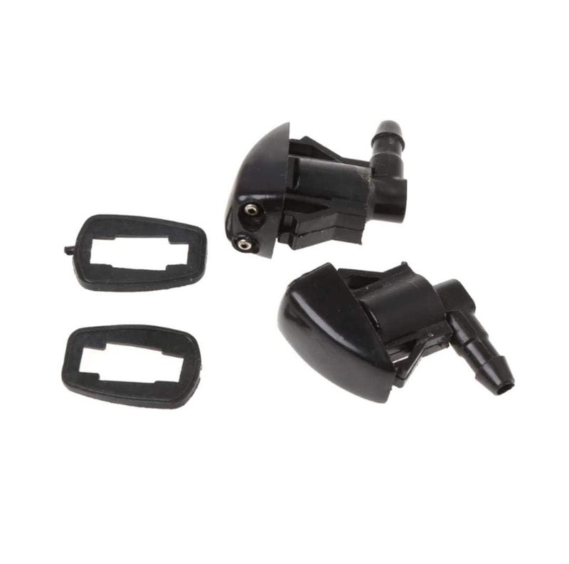 Pinzu Pack of 2 Front Windshield Wiper Spray Water Nozzle Washer Jet Compatible/Replacement for Innova, Etios, Etios Liva, Etios Cross, Corolla - Image 1