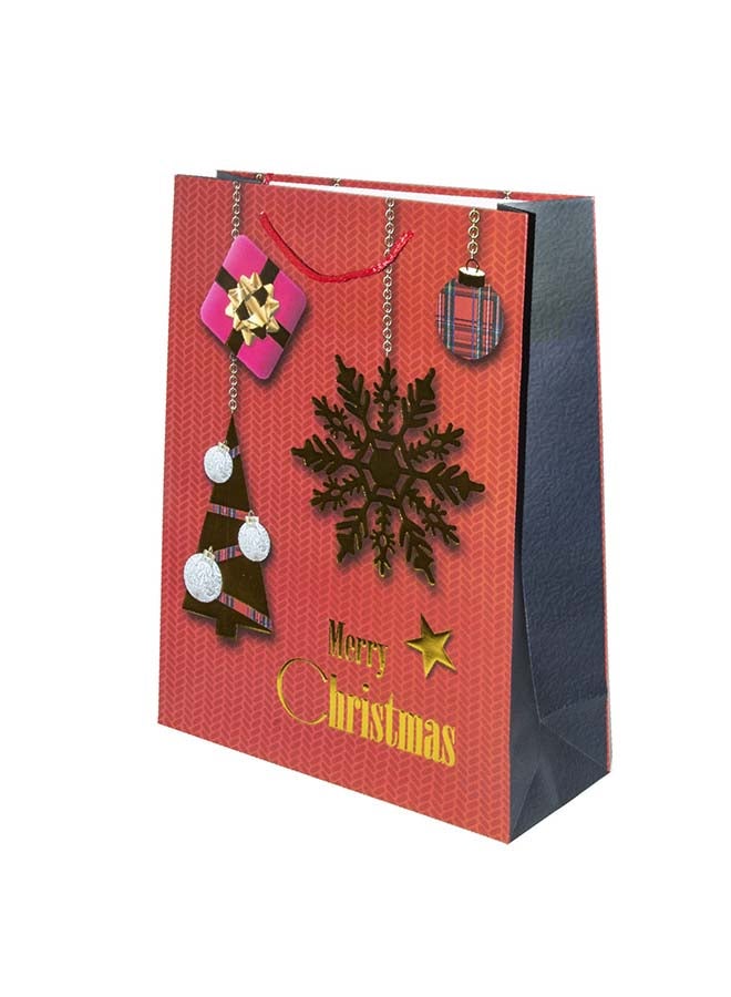 4-Piece Gift Bag For Christmas 19.5X23.5X8Cm Size Assorted Designs - Image 2
