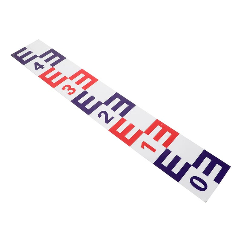 ملصق مقياس مستوى الماء ذاتي اللصق قابل للإزالة للبرك فوق الأرض سهل القراءة - Image 2