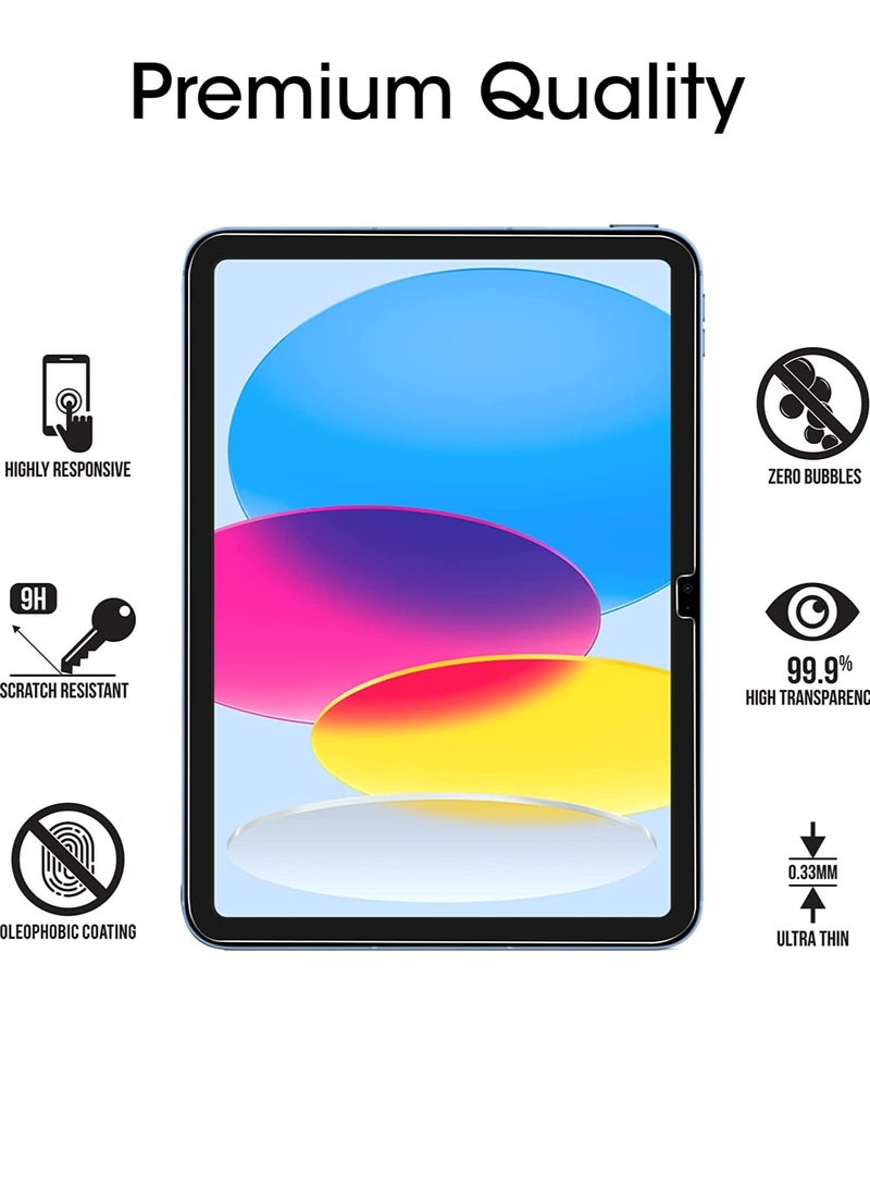 DUSALA iPad 2025 (11th Generation) A16 11-Inch Screen Protector Edge to Edge Full Screen Coverage Anti Scratch,Bubble Free Tempered Glass - Image 4