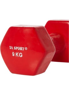 TA Sport Vinyl Dumbbell, Red, 9 Kg, ���KZ22-RED - pzsku/Z9B829004D9DA6E16BD21Z/45/_/1722834886/8e1cf1c6-c555-422a-8306-548f76ce048e