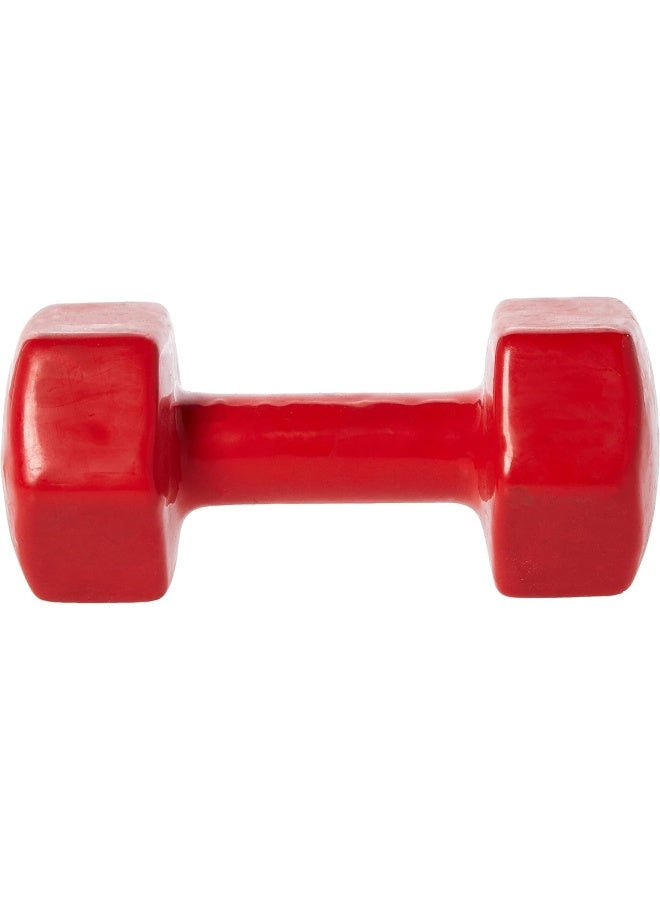 TA SPORT TA Sport Vinyl Dumbbell, Red, 9 Kg, ���KZ22-RED  - Image 2