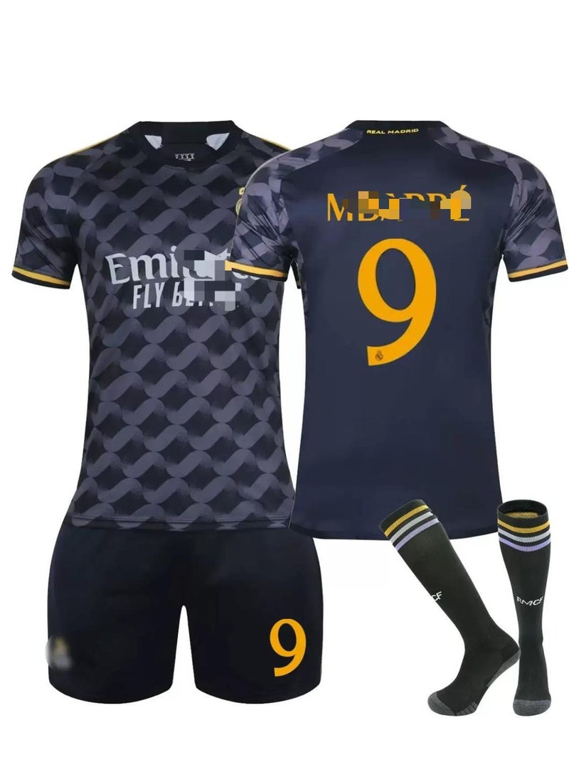 General Kids Football Jersey Set, No.9 Football Soccer Jersey, Football Soccer Jersey Tracksuits Kit for Kids Youth 26Yard  - Image 1
