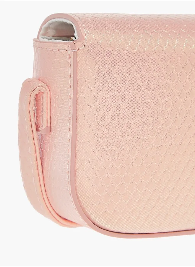 فلورا بيلا من شو إكسبرس Girls Embellished Crossbody Bag With Adjustable Strap And Magnetic Closure Ramadan Collection