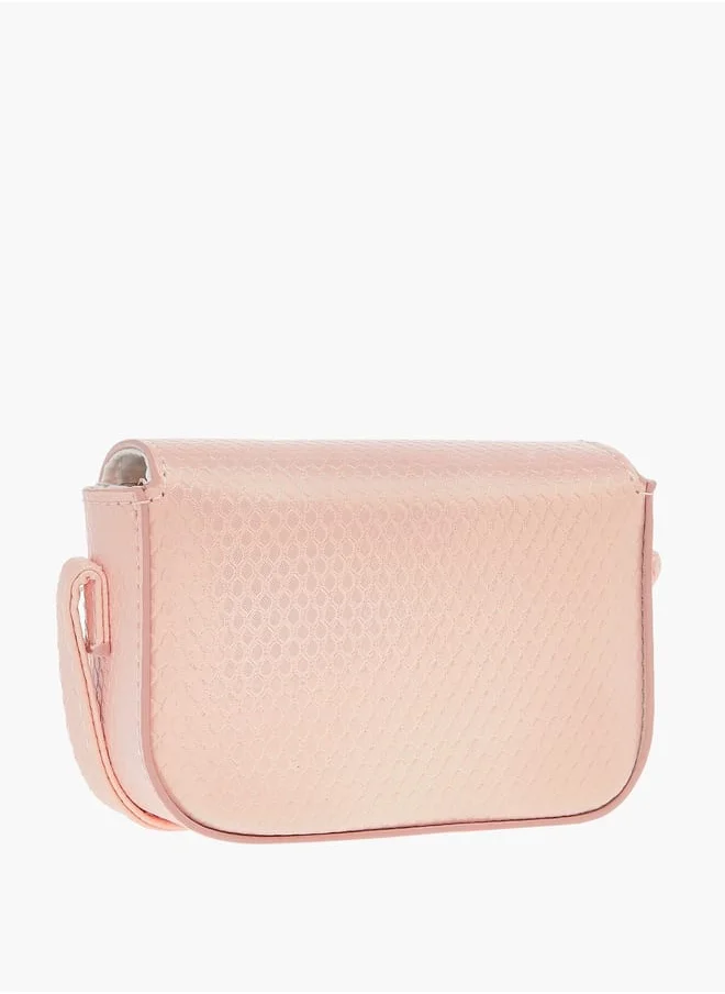 فلورا بيلا من شو إكسبرس Girls Embellished Crossbody Bag With Adjustable Strap And Magnetic Closure Ramadan Collection