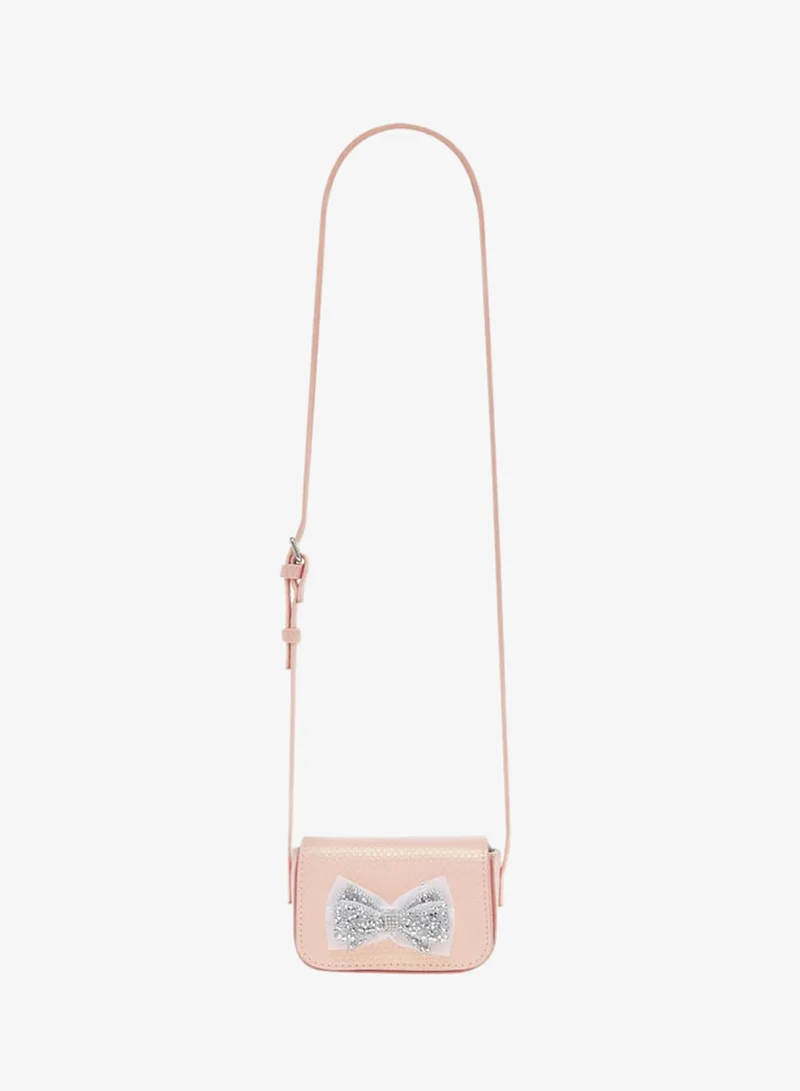 Flora Bella By Shoexpress Girls Embellished Crossbody Bag With Adjustable Strap And Magnetic Closure Ramadan Collection